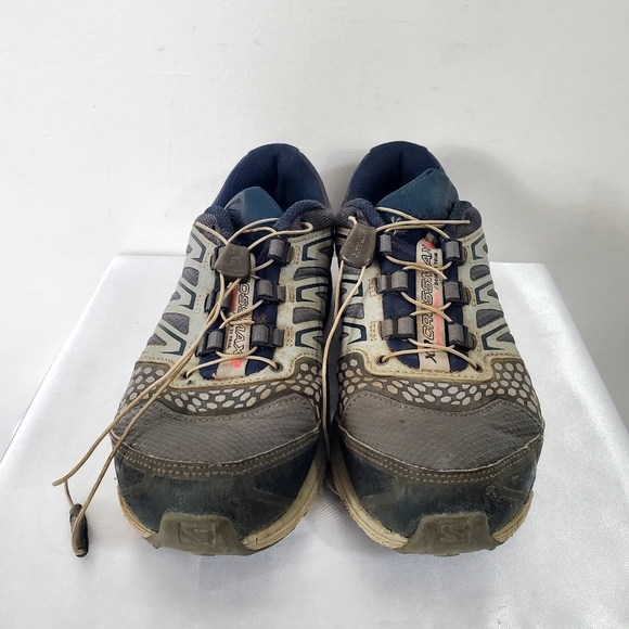 Salomon XR Cross Max 2 Trail Running/ Hiking Shoes Pearl Grey - Picture 4 of 14